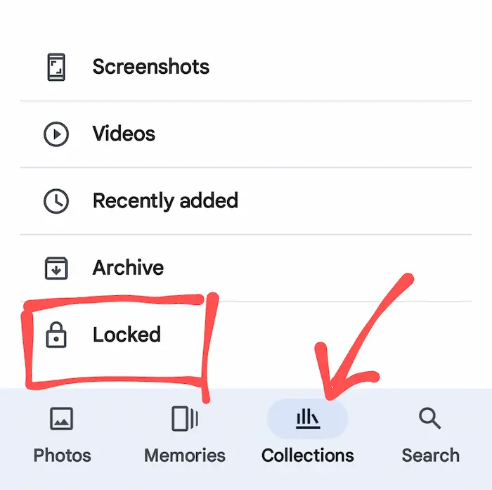 Google Photos Locked Folder